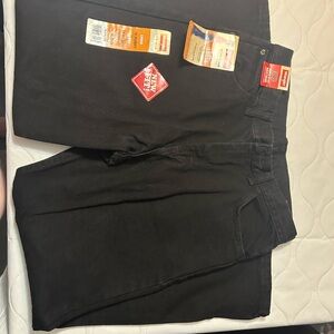 Wrangler Black Loose Fit Pants